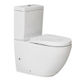 Inodoro de dos piezas lavable de alta calidad en color blanco, dos piezas de armario